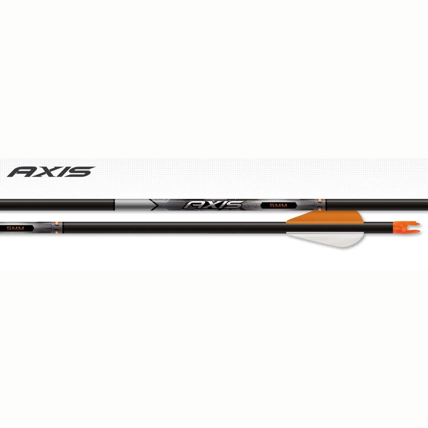 Easton 5mm Axis Sport (.006) Fletched Arrows - 6 Pack