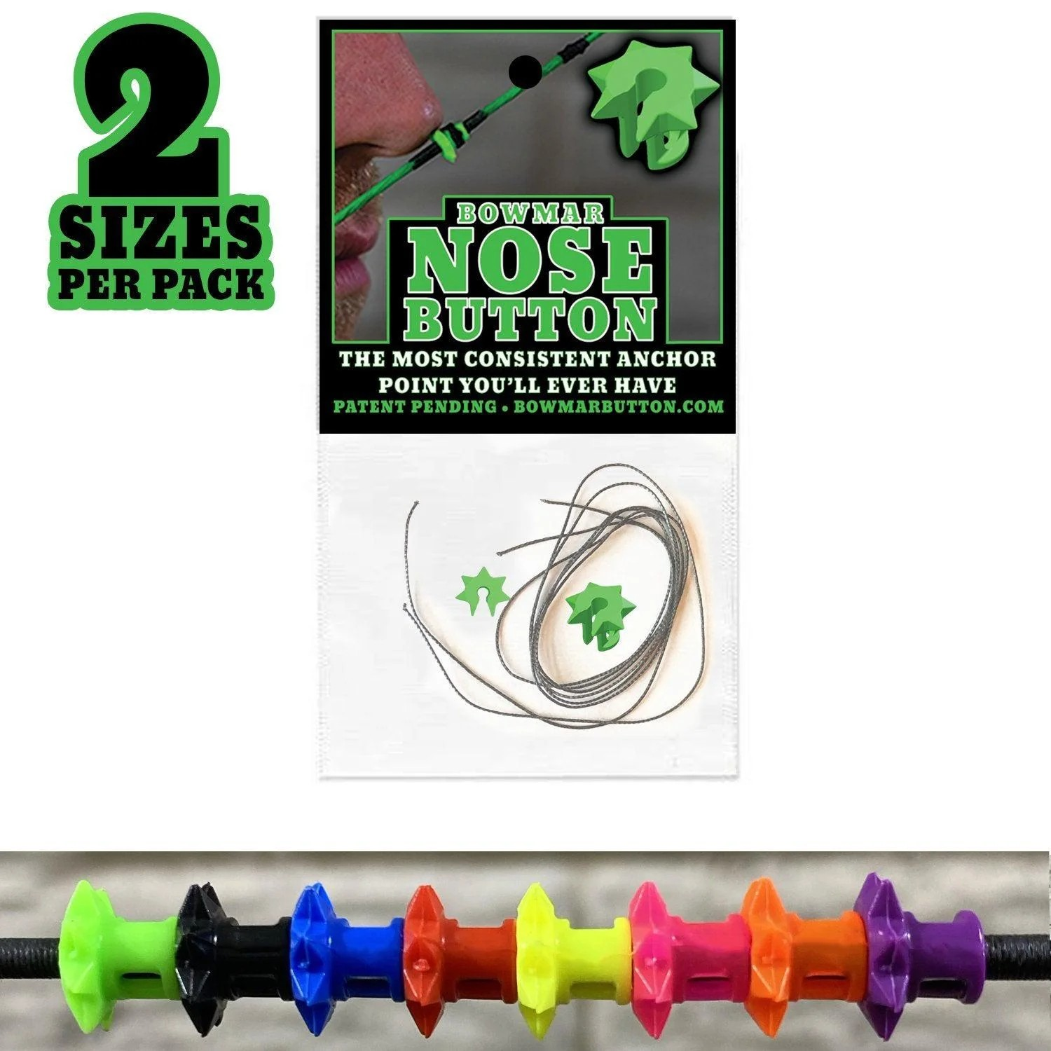 Bowmar Archery Nose Button - Image 3