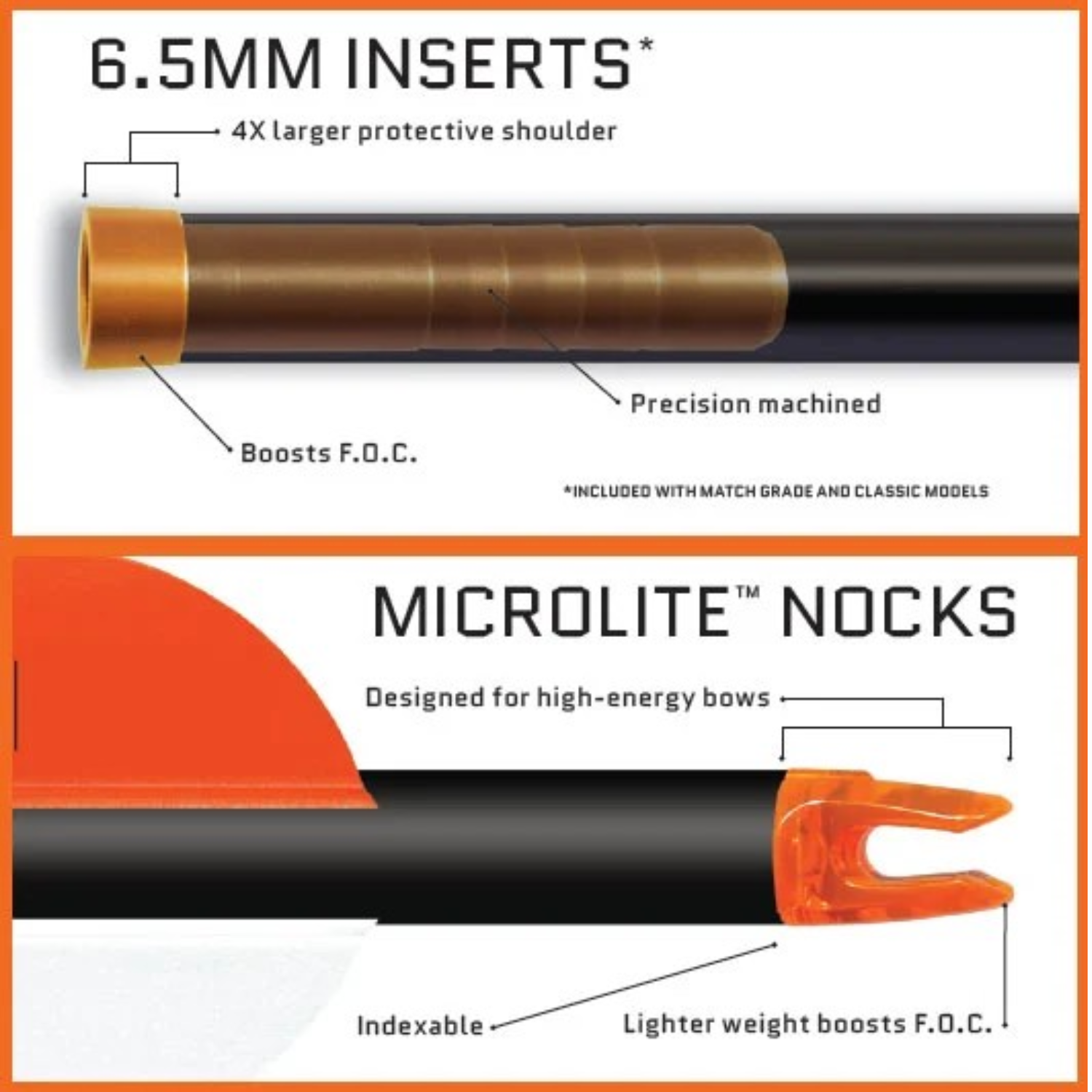 Easton 6.5mm MG Arrow Shafts - 12 Pack - Image 3