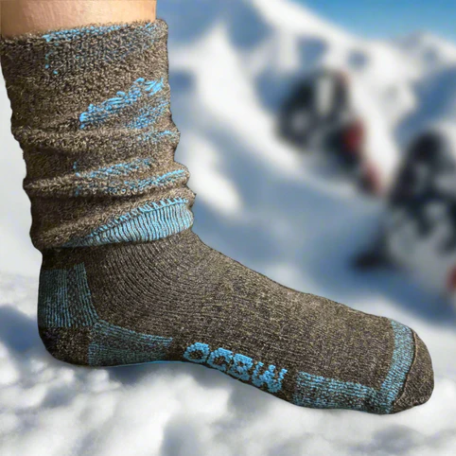 O'Canada Bison Wool Corp Alberta Grizzly Socks