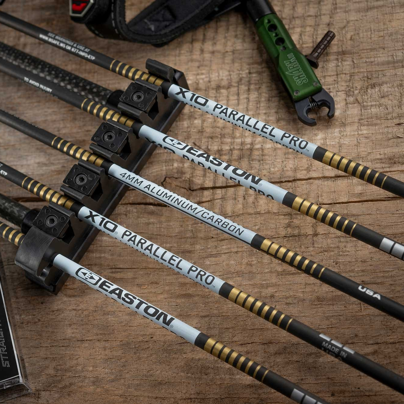 Easton 4mm X10 Parallel Pro Hunter Arrow Shafts - 6 Pack