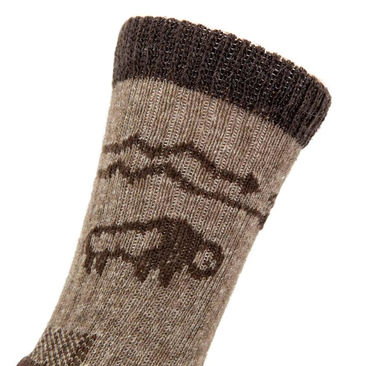 O'Canada Bison Wool Corp Yellowstone Crew Socks - 1 Pack - Image 2