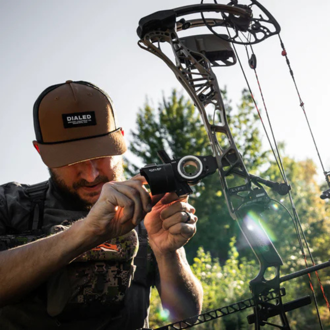 Dialed Archery PRÜF Mover Bow Sight - Black MAG-3VA.010/019